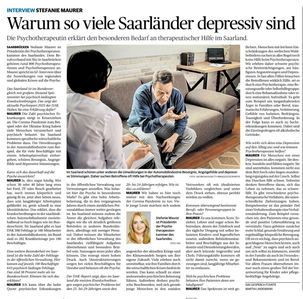 Warum so viele Saarländer depressiv sind